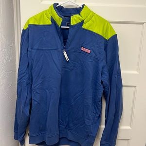 Blue & neon shep shirt